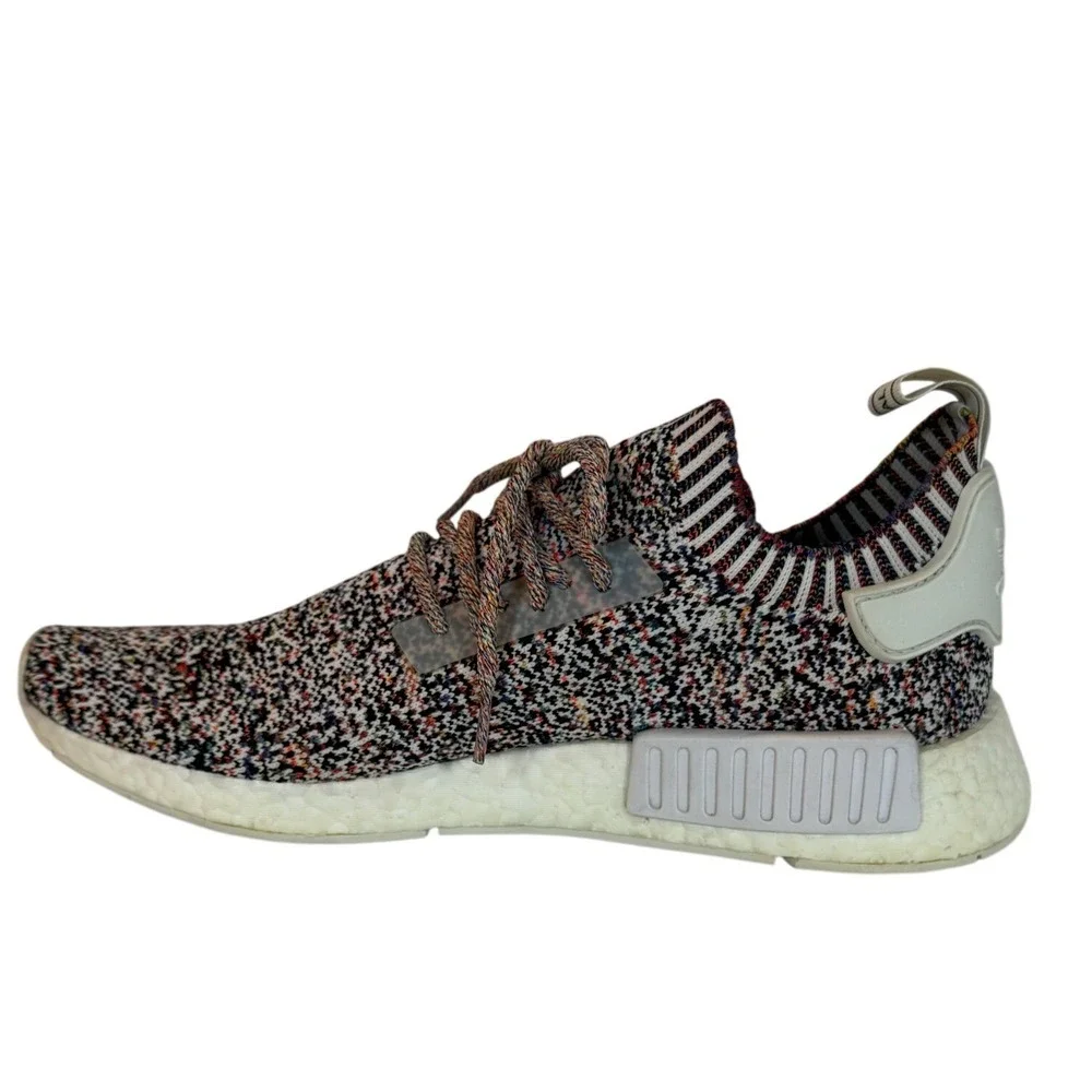 Adidas NMD R1 Primeknit Static Multicolor Low Top Sneakers Mens 10